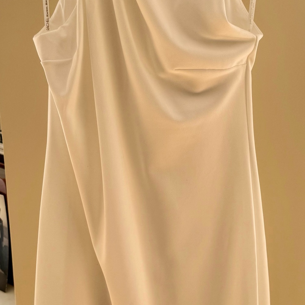 Rachel Roy Halter Sheath Dress Eggshell Size XL